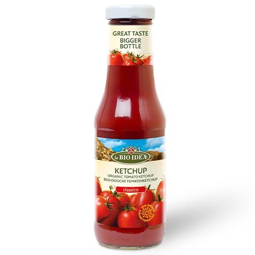 Ketchup Tomaten classico van La Bioidea, 6 x 480 g